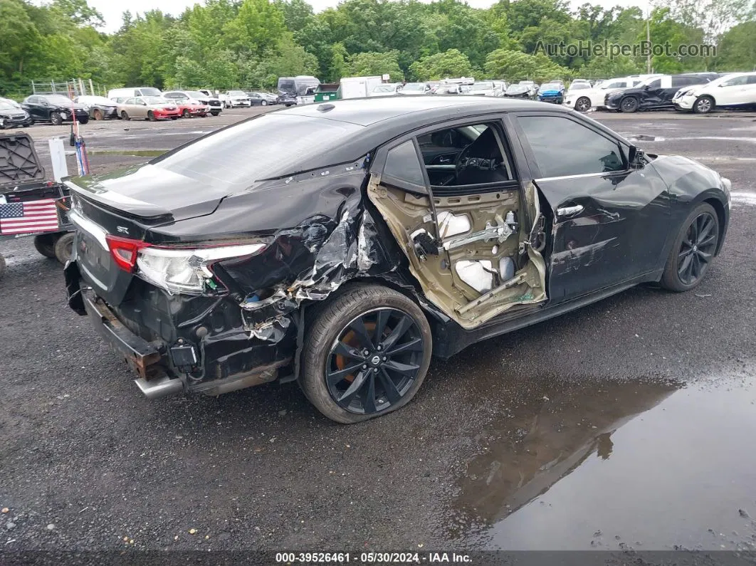 2017 Nissan Maxima 3.5 Sr Black vin: 1N4AA6AP4HC402877