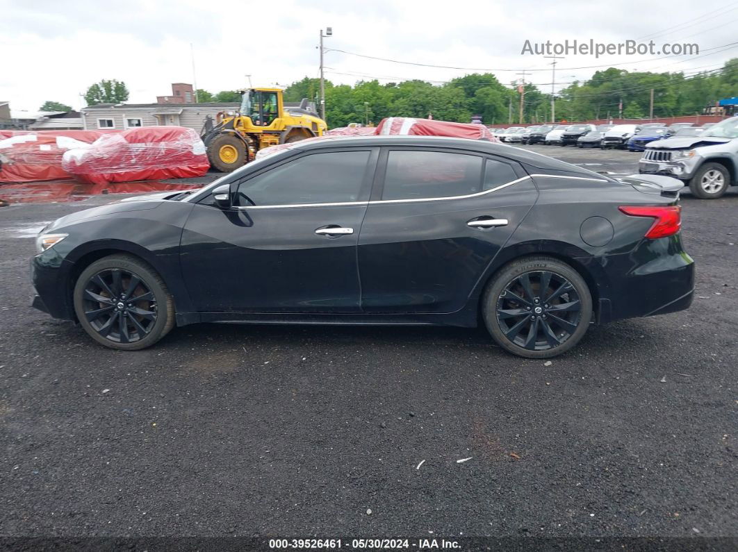 2017 Nissan Maxima 3.5 Sr Black vin: 1N4AA6AP4HC402877