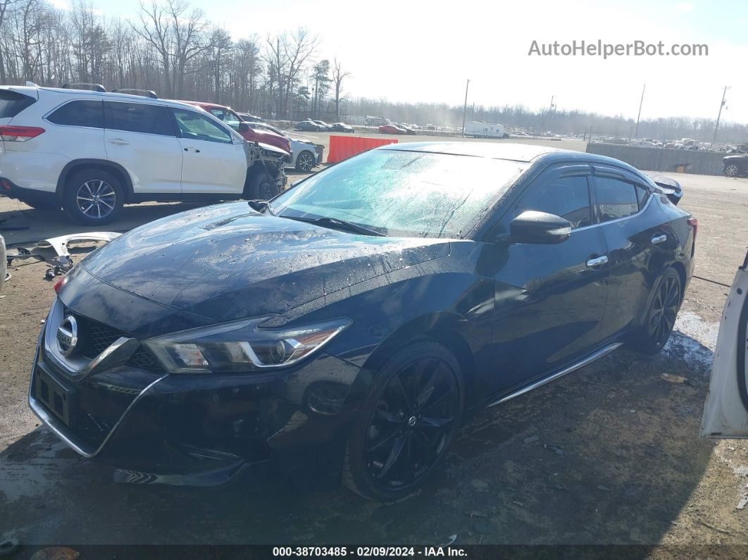 2017 Nissan Maxima 3.5 Sr Black vin: 1N4AA6AP4HC408629