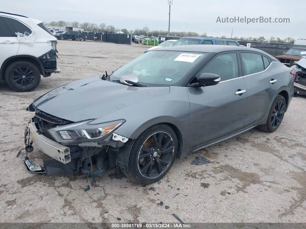 2017 Nissan Maxima 3.5 Sv Gray vin: 1N4AA6AP4HC425429