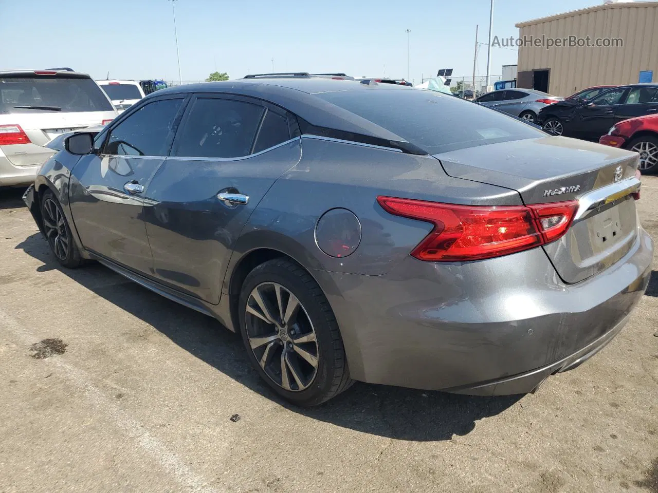 2017 Nissan Maxima 3.5s Серый vin: 1N4AA6AP4HC425656