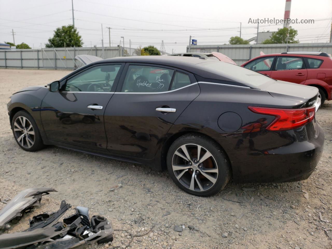 2017 Nissan Maxima 3.5s Черный vin: 1N4AA6AP4HC428234