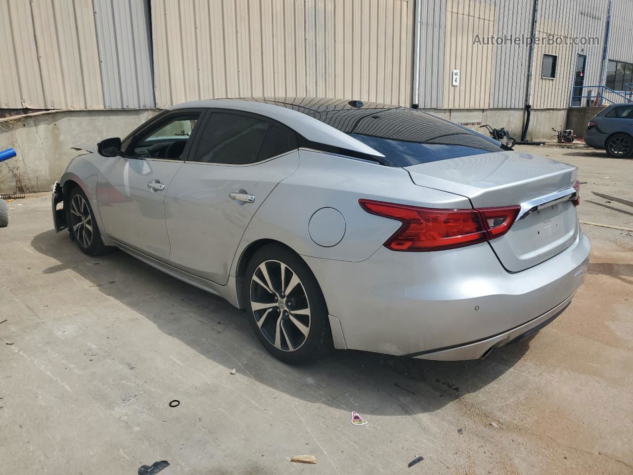 2017 Nissan Maxima 3.5s Silver vin: 1N4AA6AP4HC440819