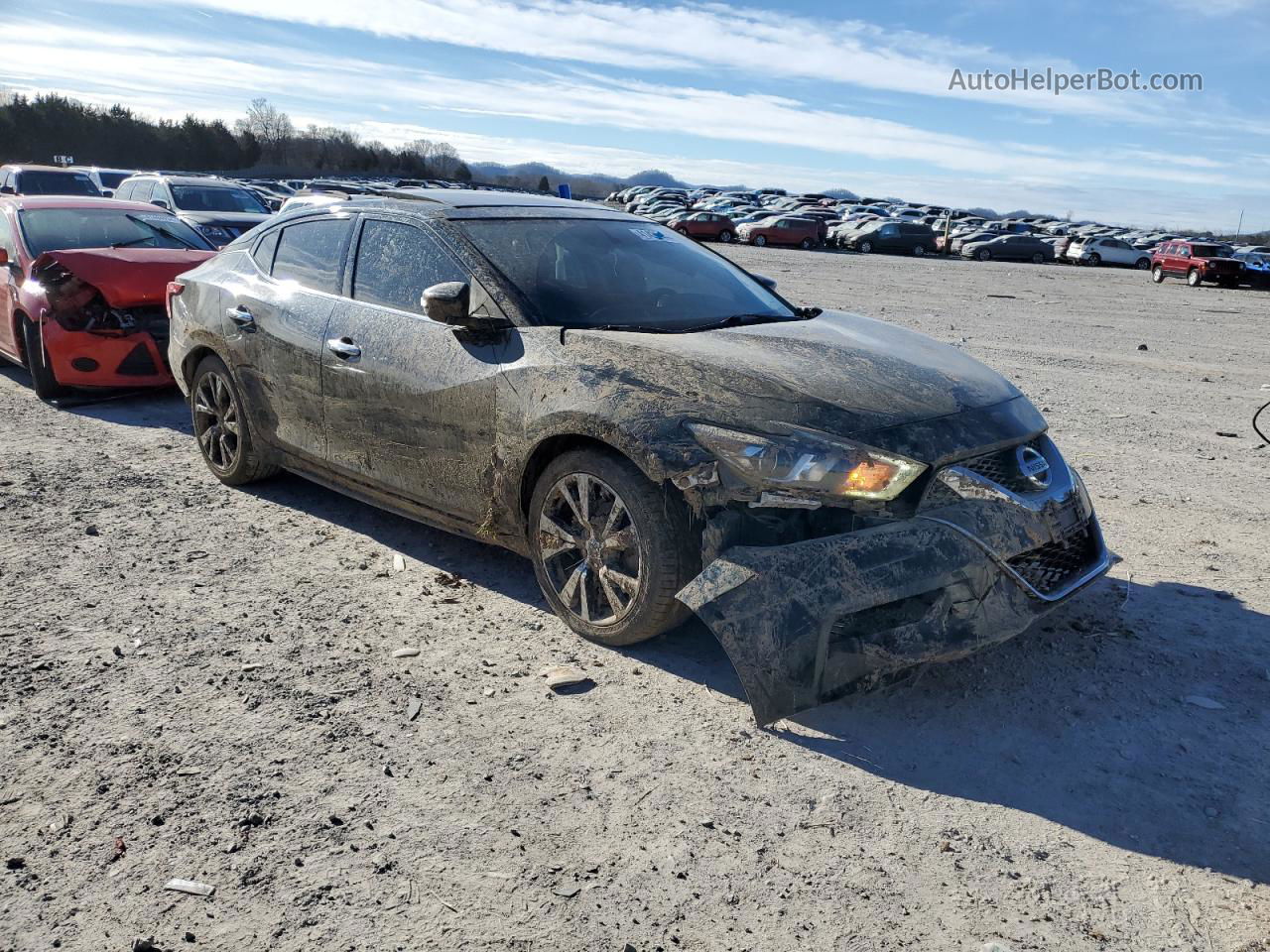 2017 Nissan Maxima 3.5s Black vin: 1N4AA6AP4HC440982