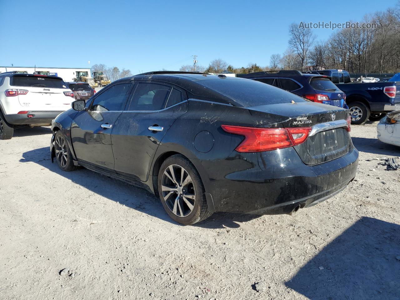 2017 Nissan Maxima 3.5s Black vin: 1N4AA6AP4HC440982