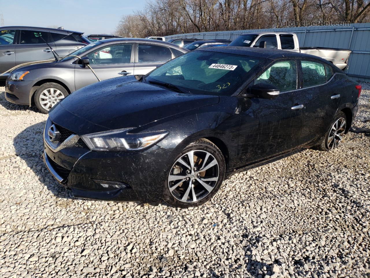 2017 Nissan Maxima 3.5s Black vin: 1N4AA6AP4HC453036