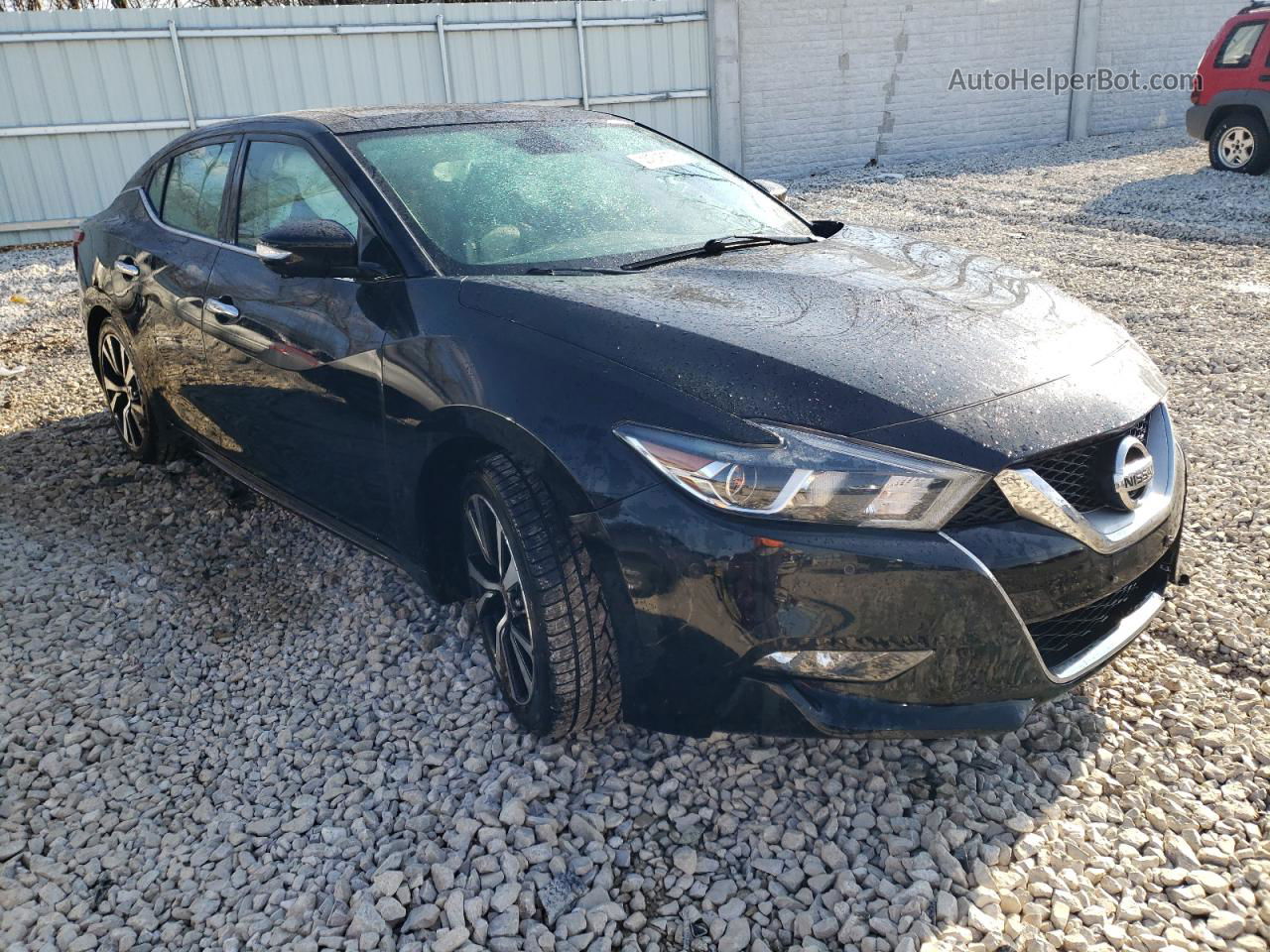 2017 Nissan Maxima 3.5s Black vin: 1N4AA6AP4HC453036