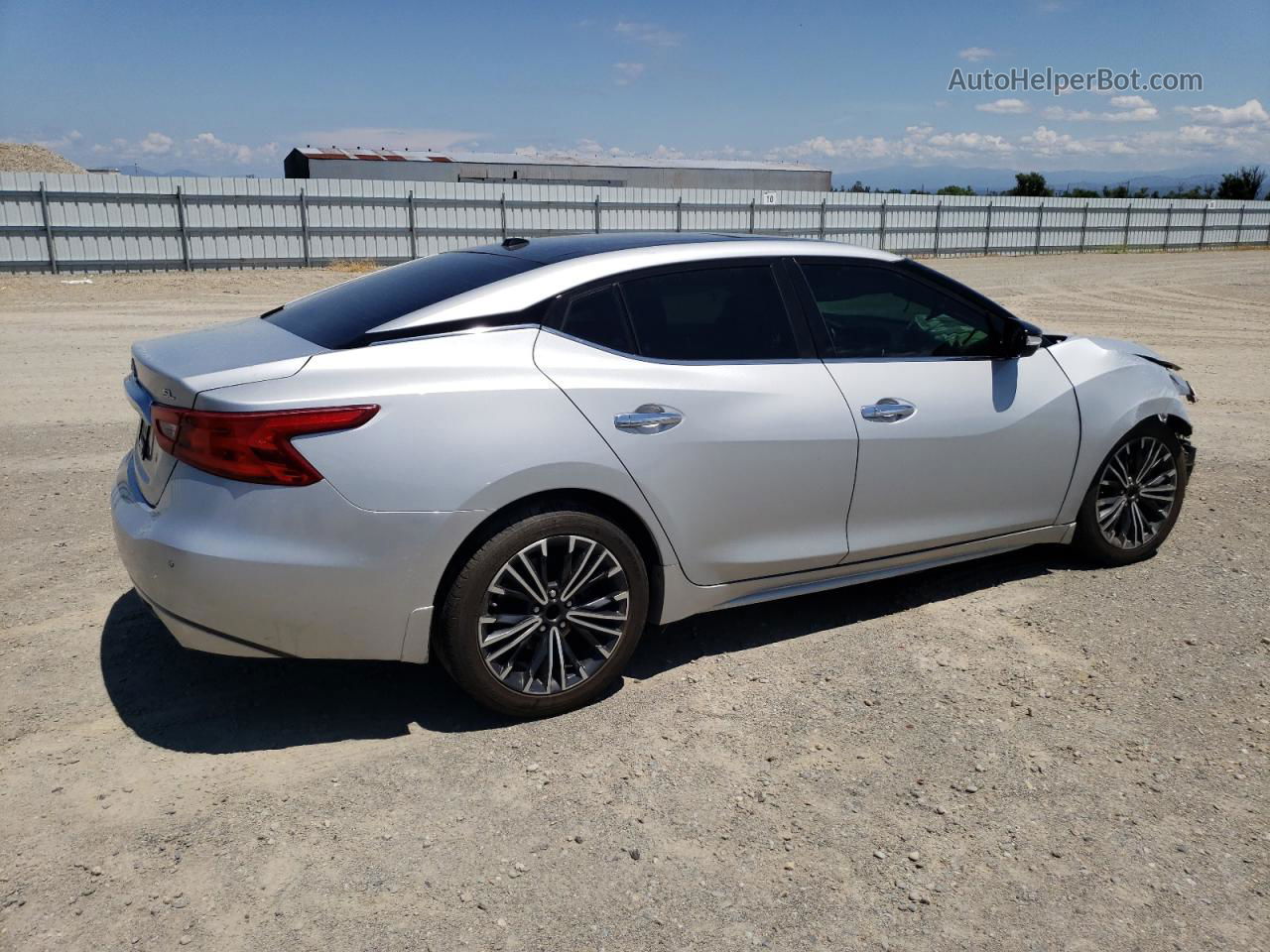 2017 Nissan Maxima 3.5s Silver vin: 1N4AA6AP4HC454087