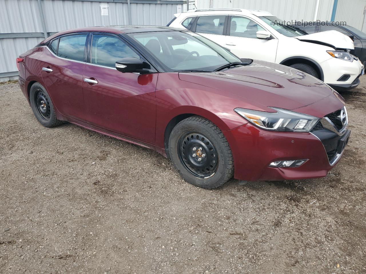 2018 Nissan Maxima 3.5s Burgundy vin: 1N4AA6AP4JC367084