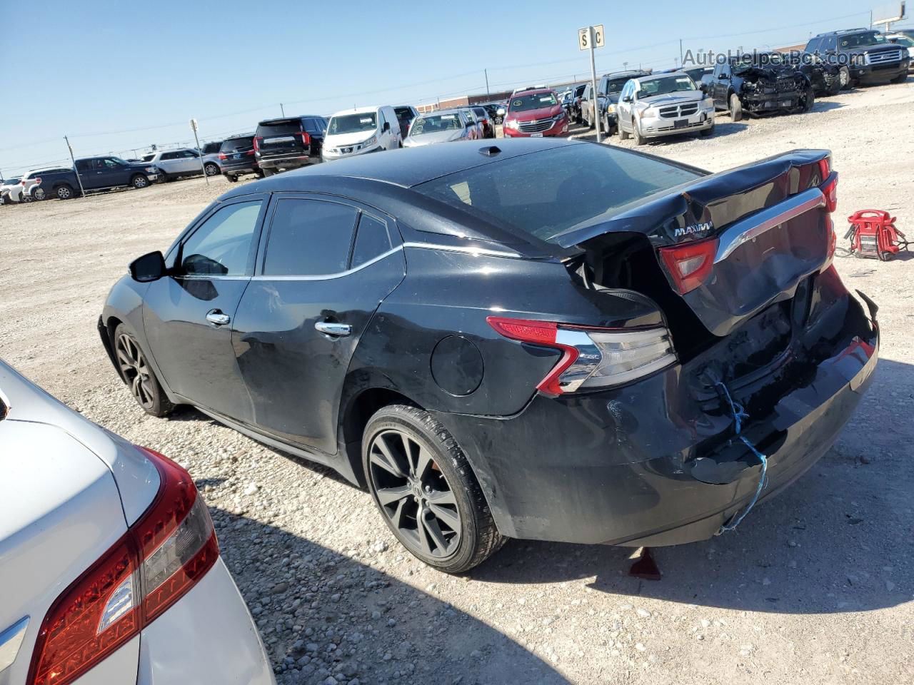 2018 Nissan Maxima 3.5s Black vin: 1N4AA6AP4JC376951