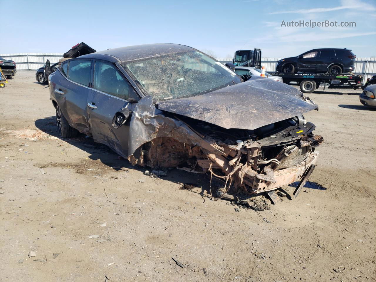 2018 Nissan Maxima 3.5s Gray vin: 1N4AA6AP4JC389294