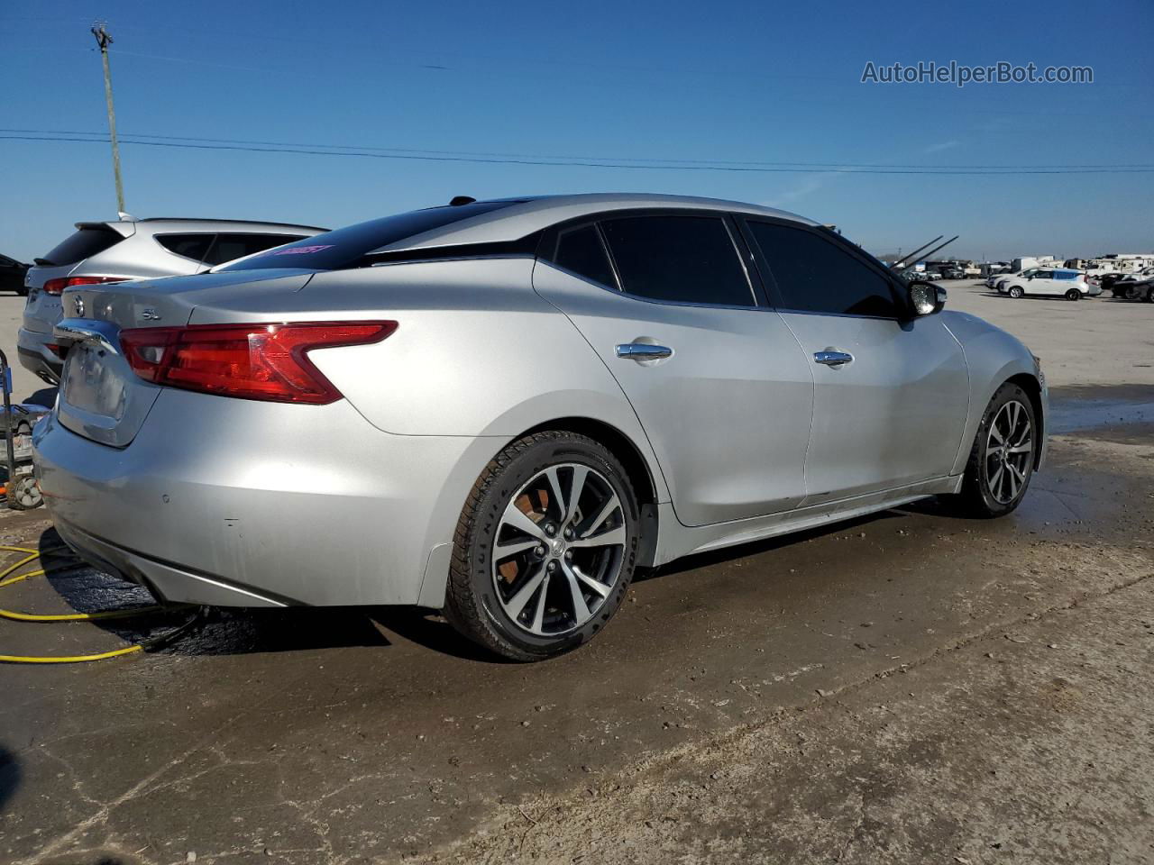 2018 Nissan Maxima 3.5s Silver vin: 1N4AA6AP4JC390400