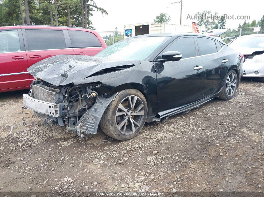 2016 Nissan Maxima 3.5 Sl Black vin: 1N4AA6AP5GC375445