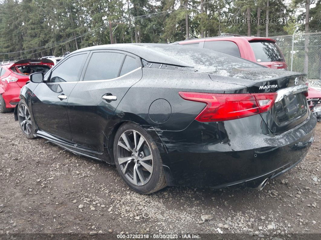 2016 Nissan Maxima 3.5 Sl Black vin: 1N4AA6AP5GC375445