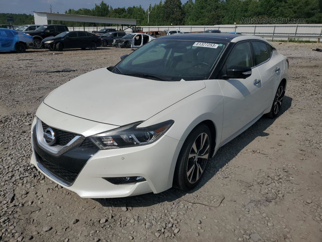 2016 Nissan Maxima 3.5s White vin: 1N4AA6AP5GC377213