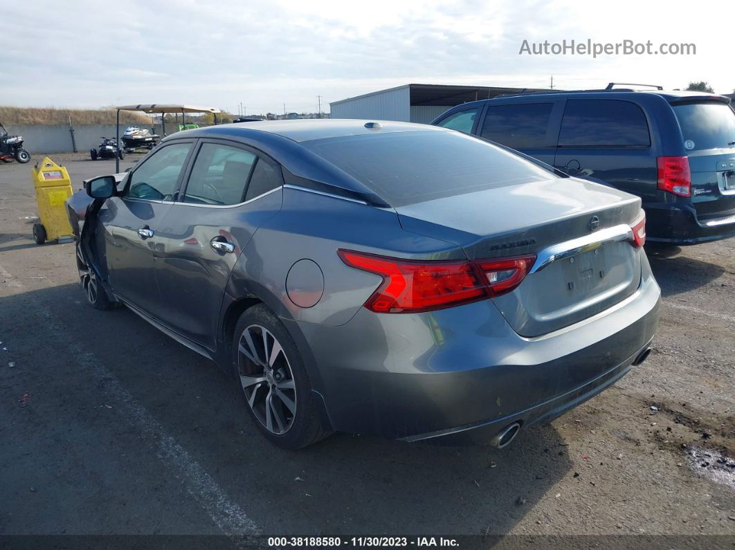 2016 Nissan Maxima 3.5 S Silver vin: 1N4AA6AP5GC379480