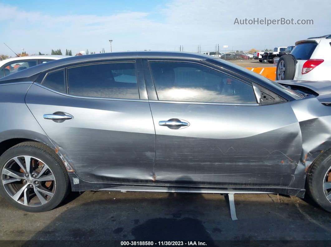 2016 Nissan Maxima 3.5 S Silver vin: 1N4AA6AP5GC379480