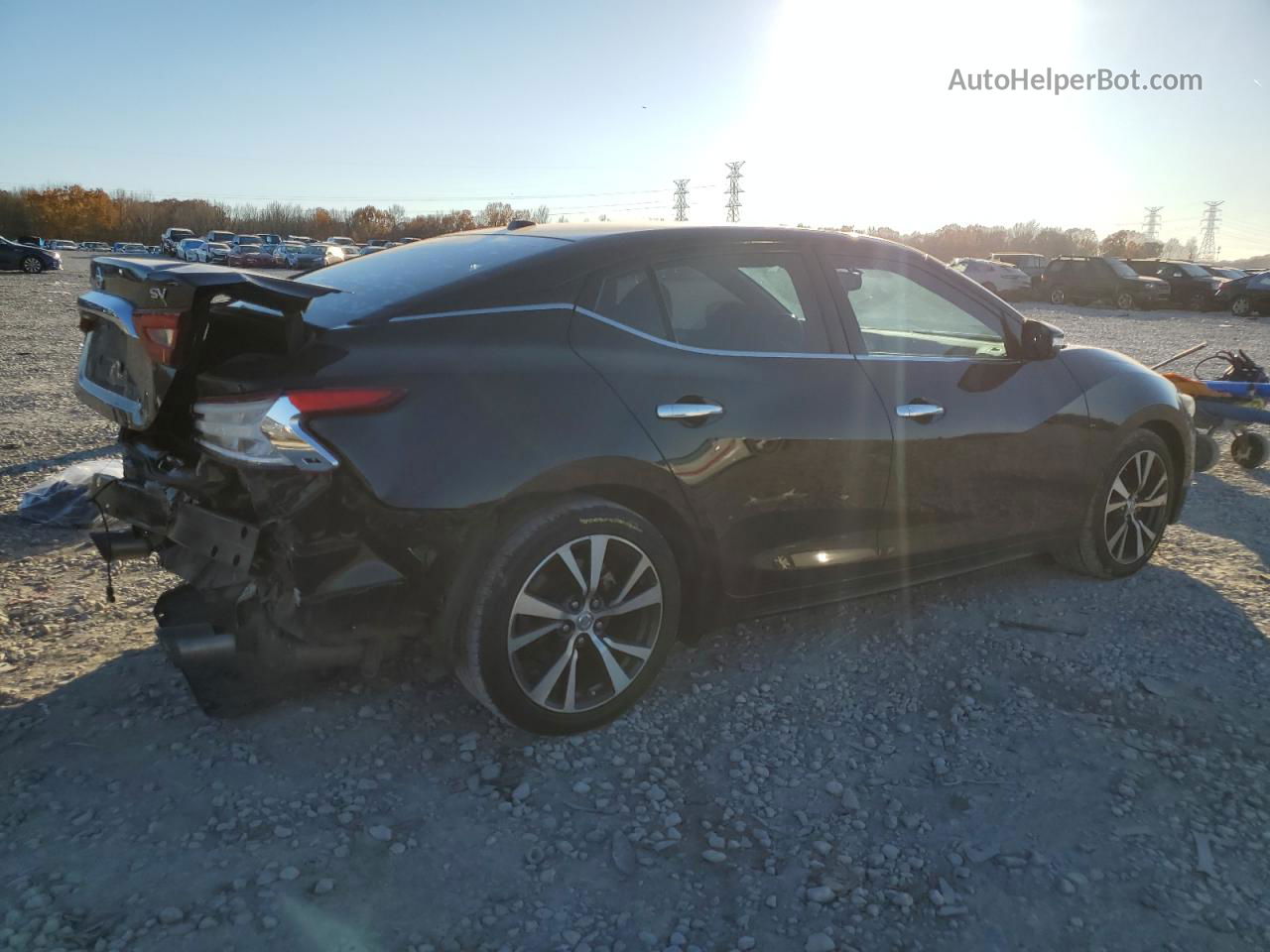 2016 Nissan Maxima 3.5s Черный vin: 1N4AA6AP5GC388129