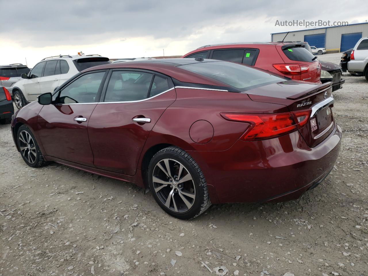 2016 Nissan Maxima 3.5s Burgundy vin: 1N4AA6AP5GC394805