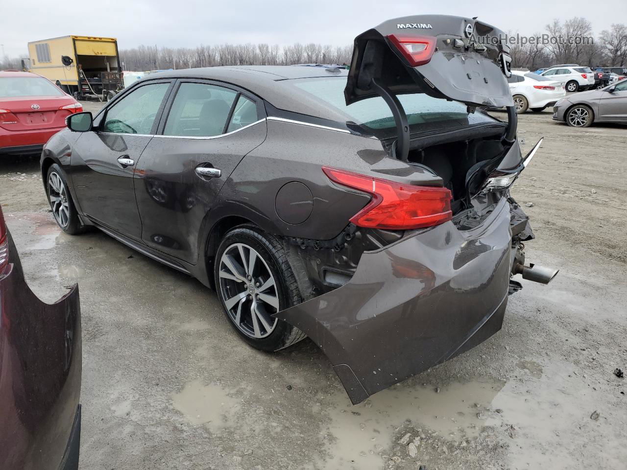 2016 Nissan Maxima 3.5s Gray vin: 1N4AA6AP5GC400103