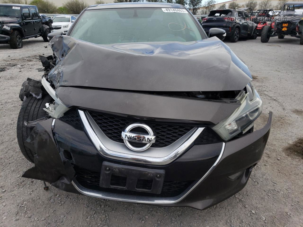 2016 Nissan Maxima 3.5s Brown vin: 1N4AA6AP5GC416091