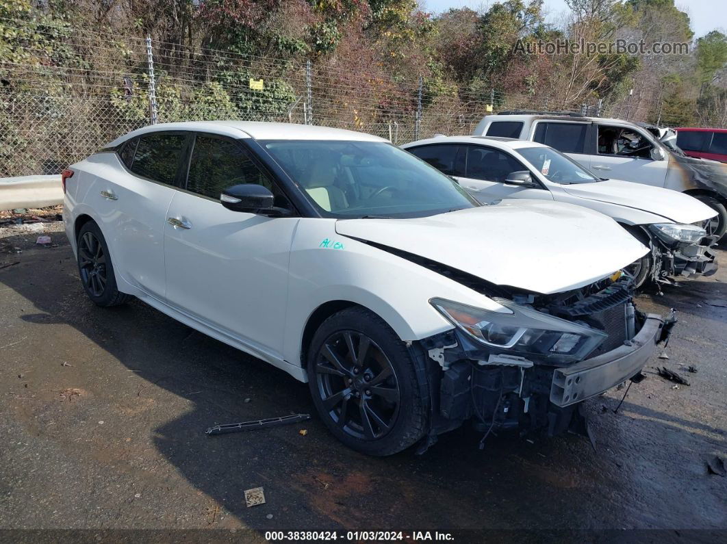 2016 Nissan Maxima 3.5 Sv White vin: 1N4AA6AP5GC419282