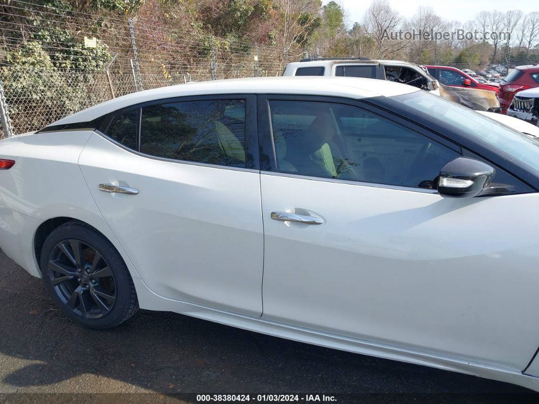 2016 Nissan Maxima 3.5 Sv White vin: 1N4AA6AP5GC419282