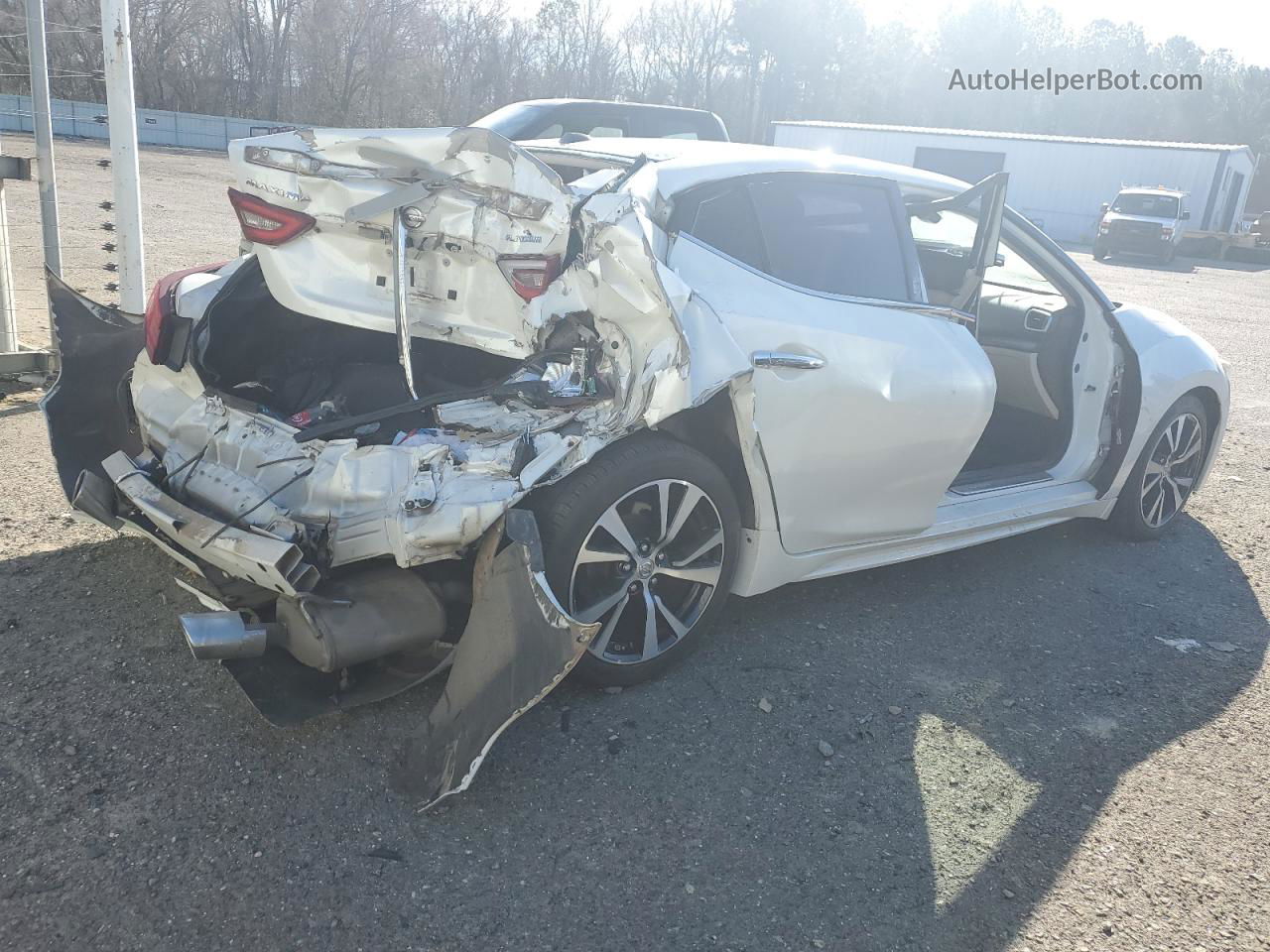 2016 Nissan Maxima 3.5s White vin: 1N4AA6AP5GC425258