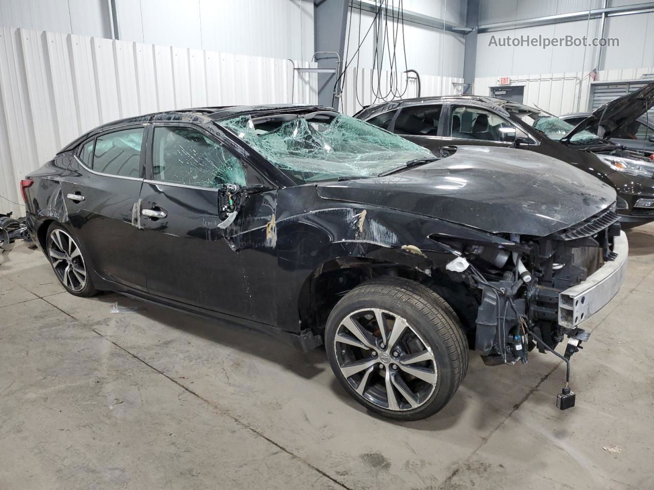 2016 Nissan Maxima 3.5s Черный vin: 1N4AA6AP5GC428564