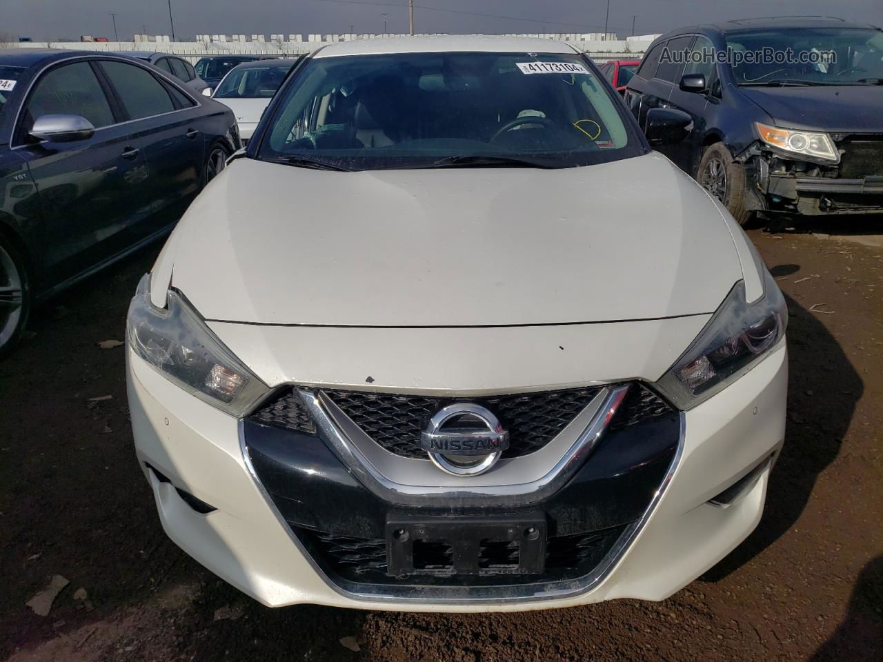 2016 Nissan Maxima 3.5s White vin: 1N4AA6AP5GC434817