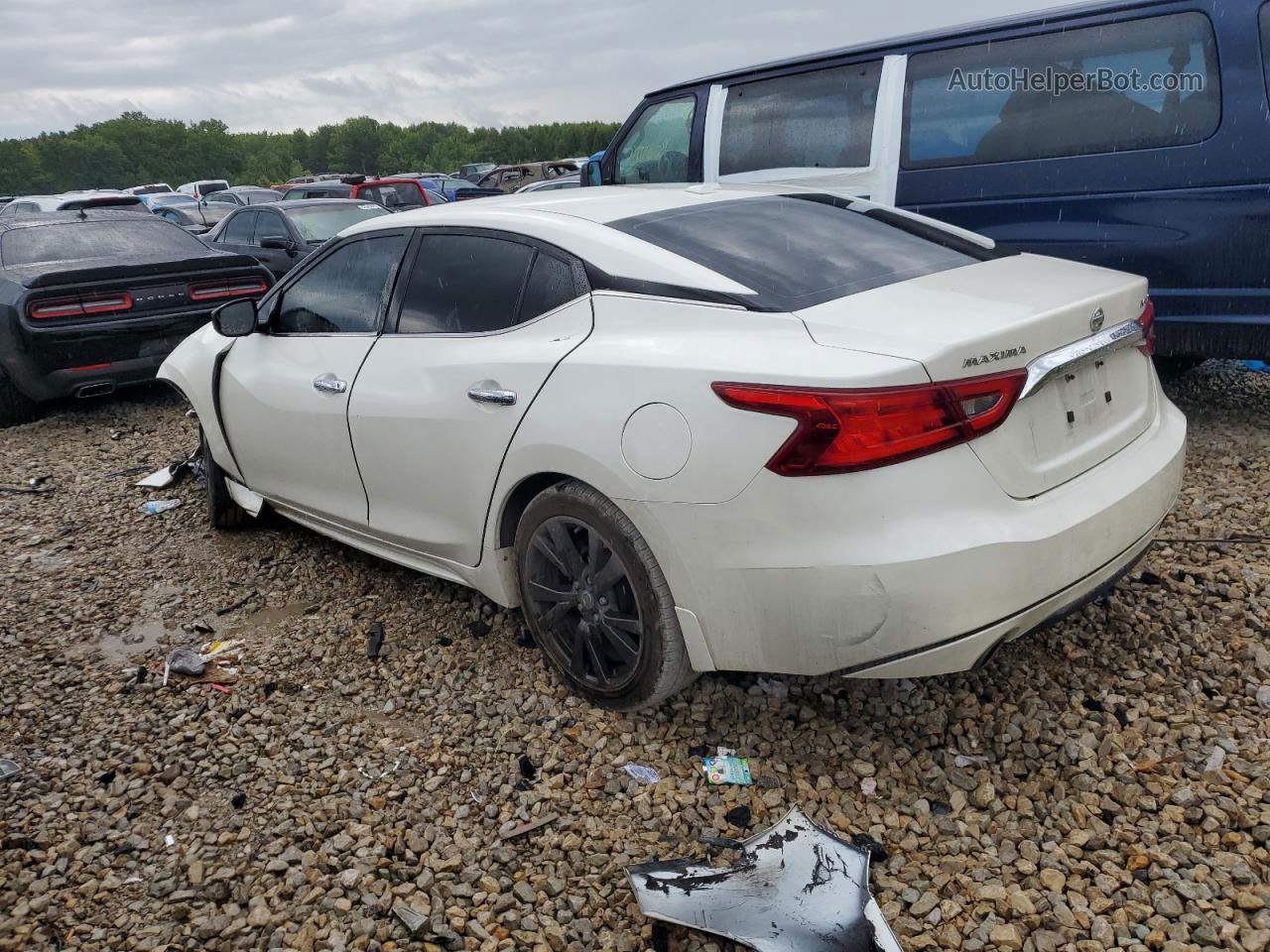 2016 Nissan Maxima 3.5s White vin: 1N4AA6AP5GC443288