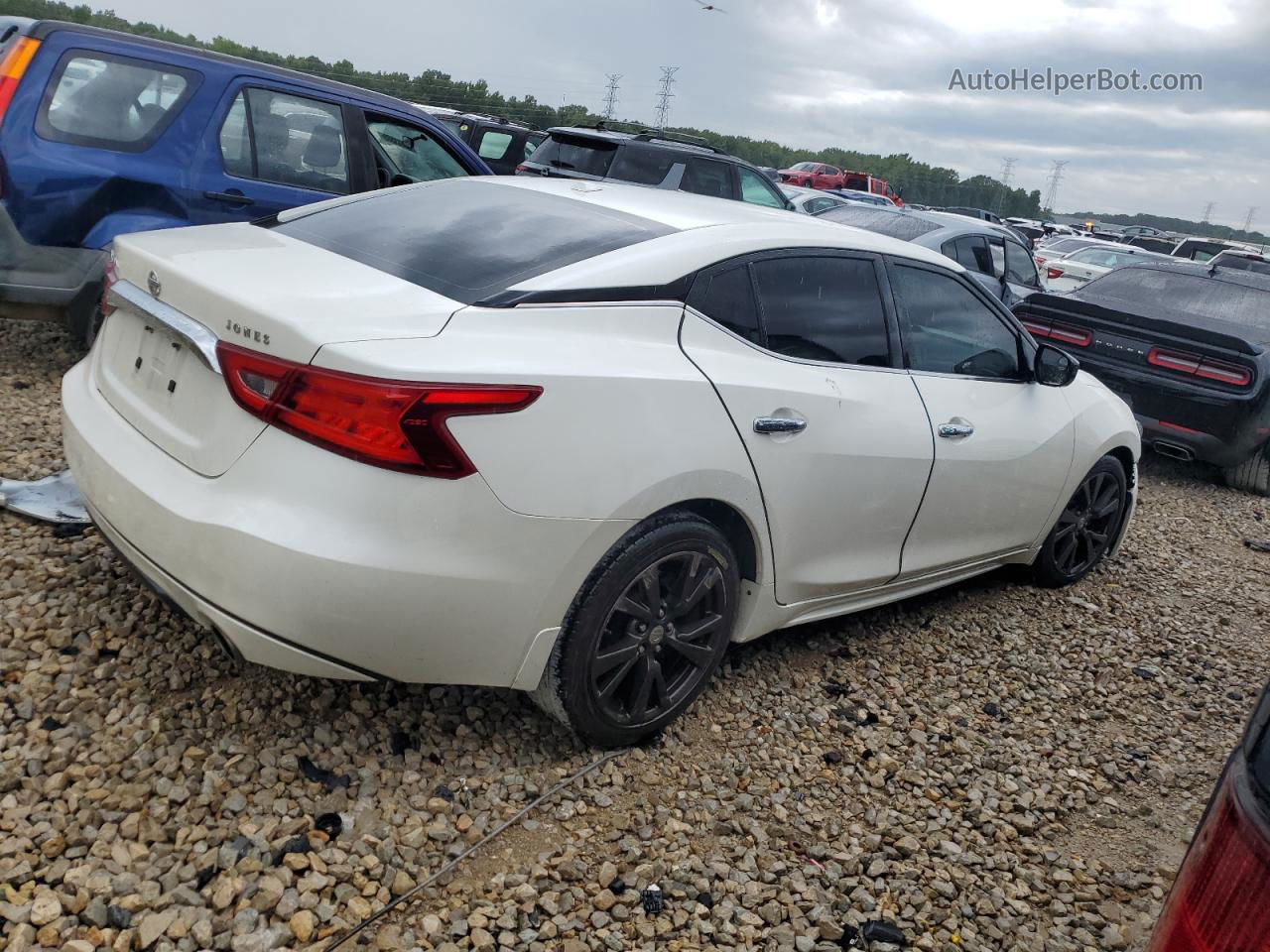 2016 Nissan Maxima 3.5s White vin: 1N4AA6AP5GC443288