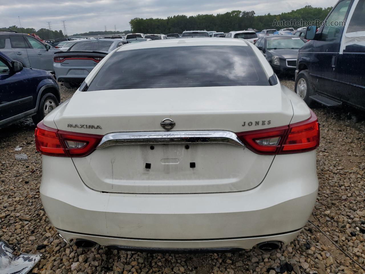 2016 Nissan Maxima 3.5s White vin: 1N4AA6AP5GC443288