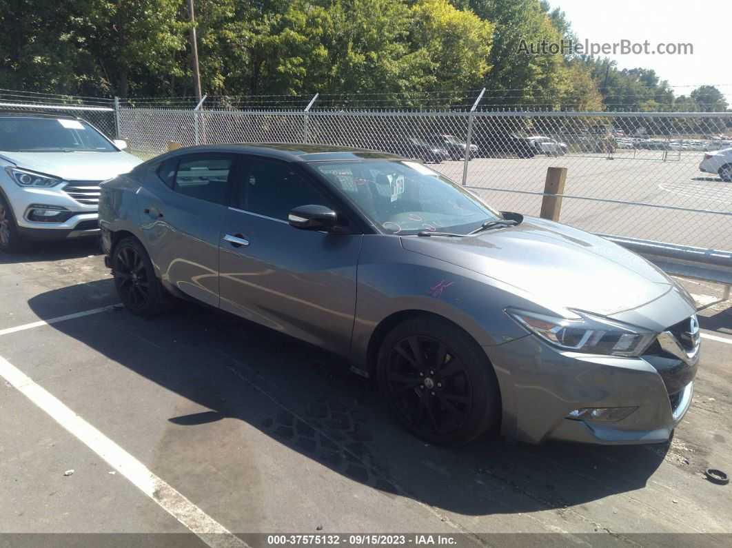 2016 Nissan Maxima 3.5 Sl Gray vin: 1N4AA6AP5GC900603