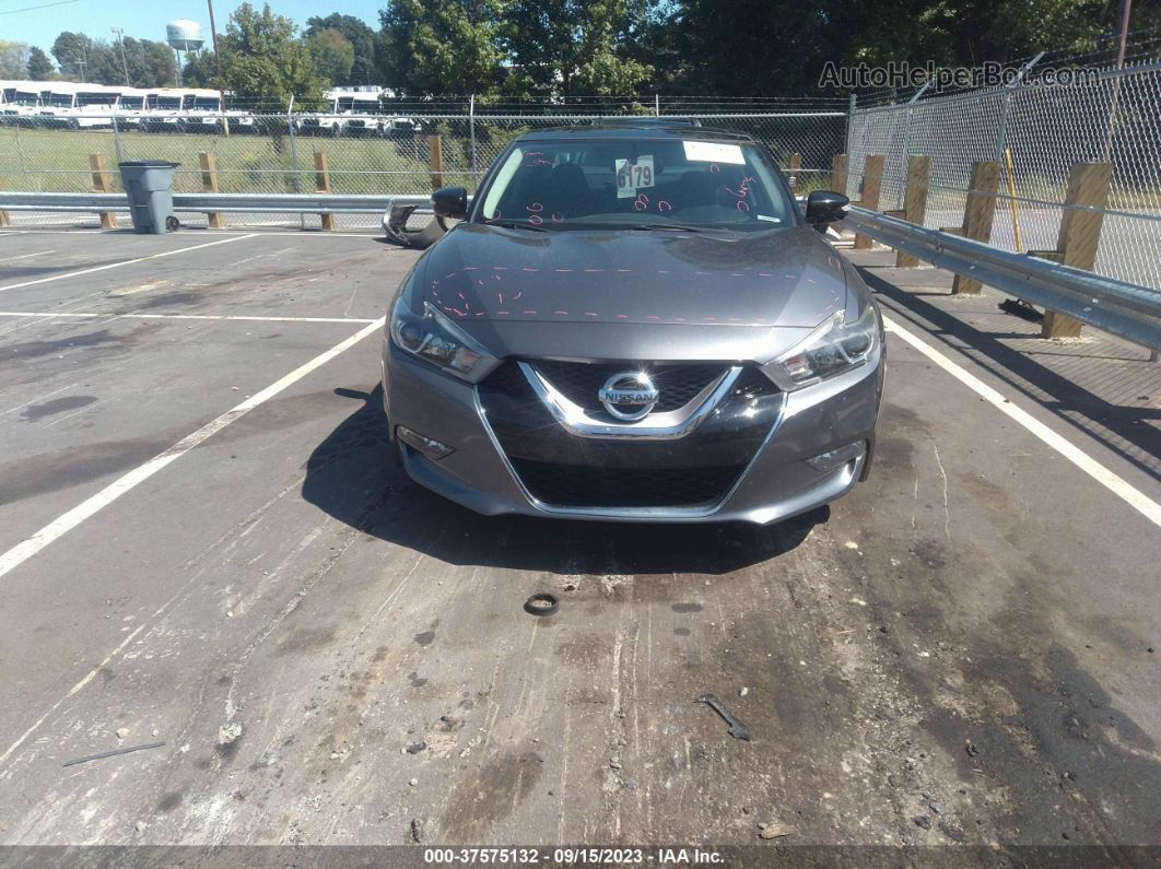 2016 Nissan Maxima 3.5 Sl Gray vin: 1N4AA6AP5GC900603