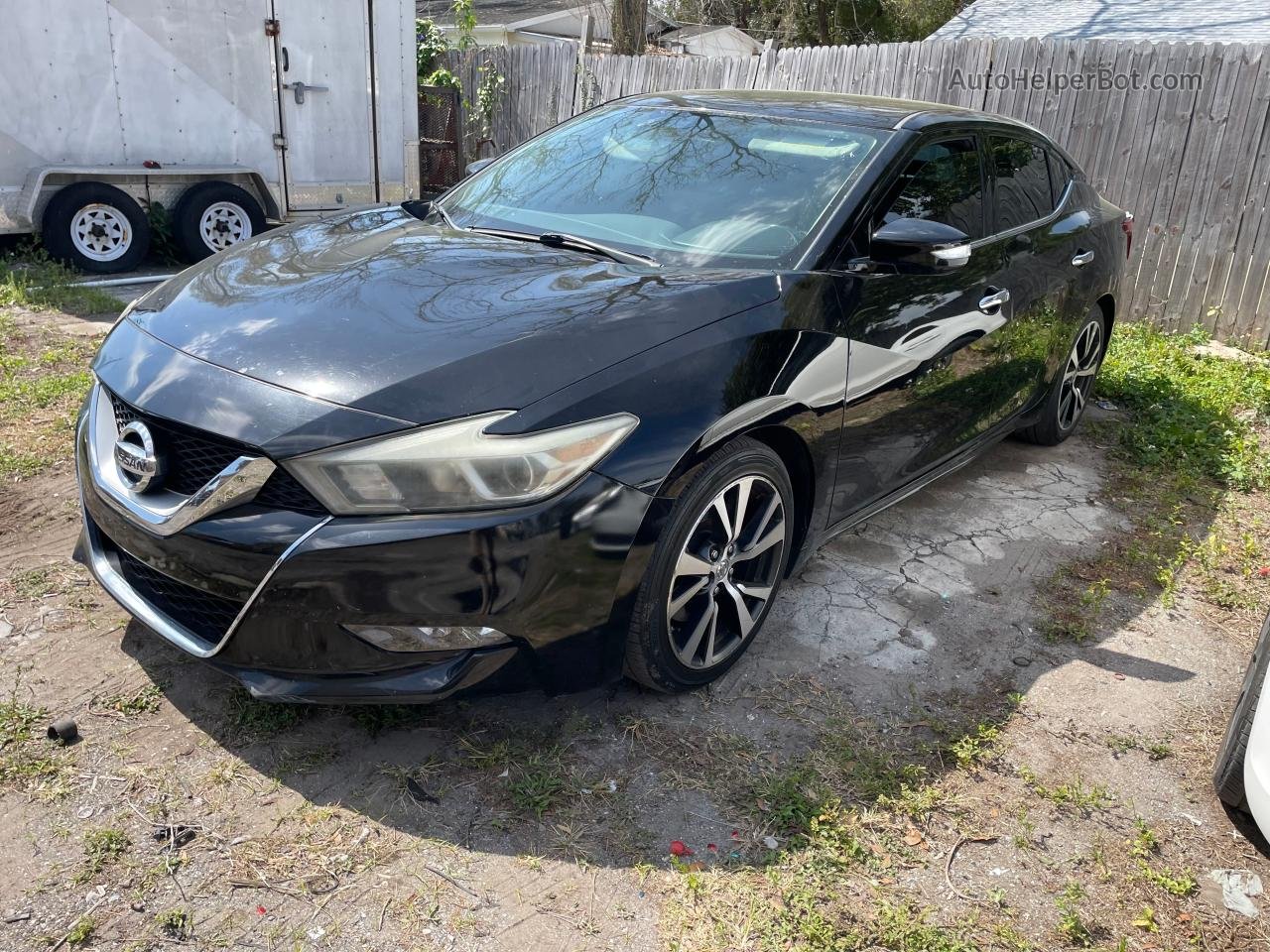 2016 Nissan Maxima 3.5s Black vin: 1N4AA6AP5GC903968