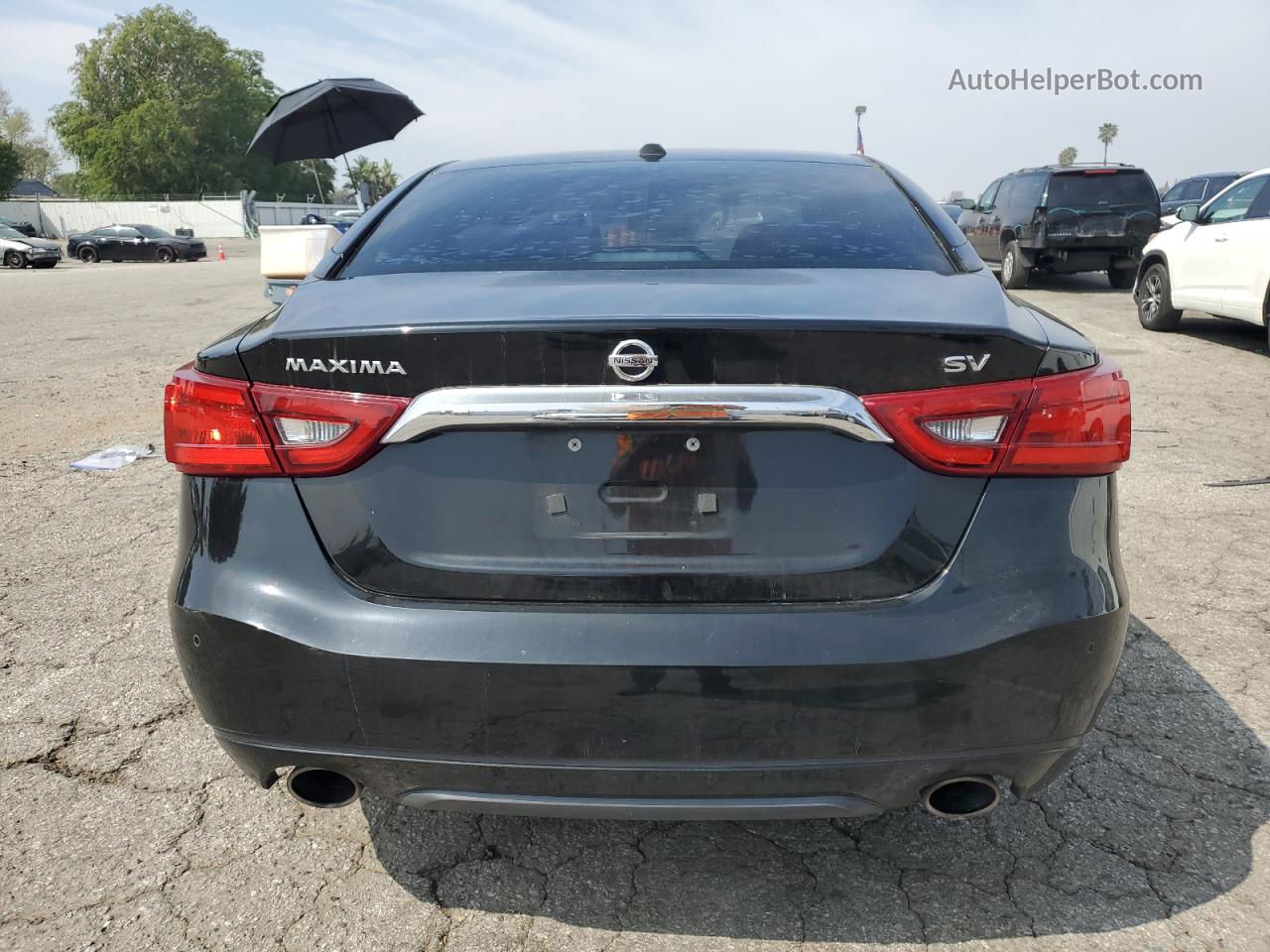 2016 Nissan Maxima 3.5s Black vin: 1N4AA6AP5GC906997