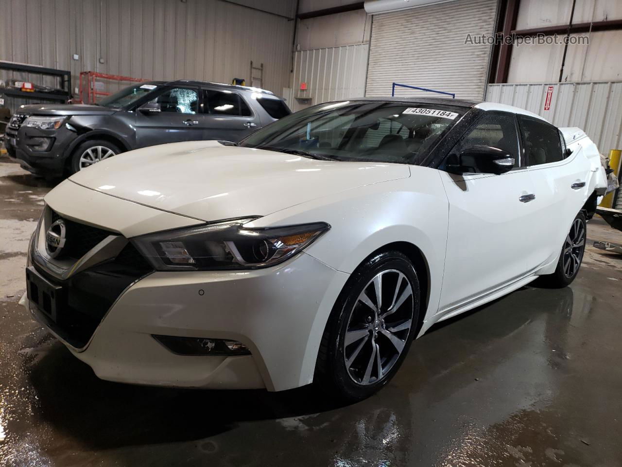 2017 Nissan Maxima 3.5s White vin: 1N4AA6AP5HC370554