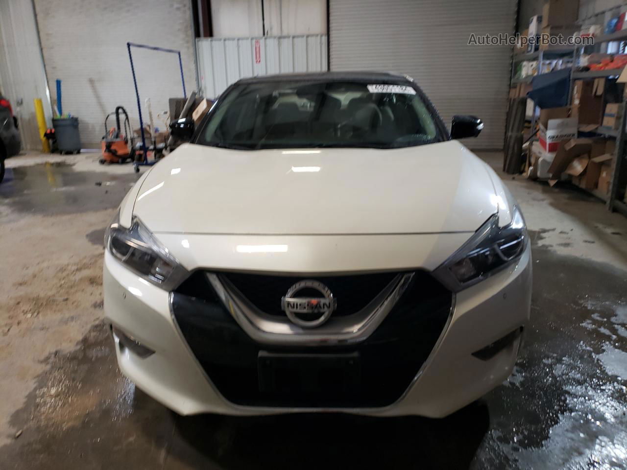 2017 Nissan Maxima 3.5s White vin: 1N4AA6AP5HC370554