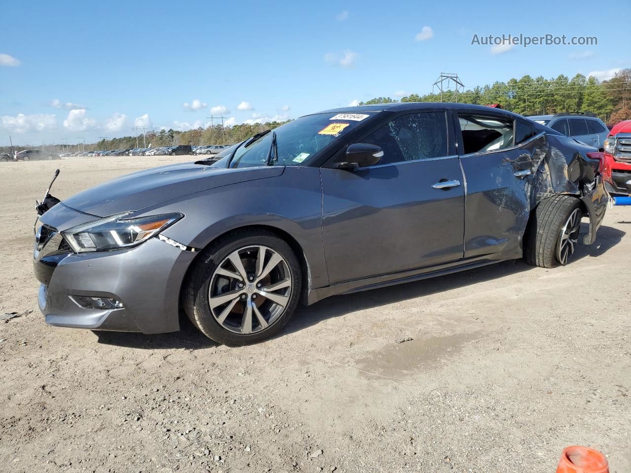 2017 Nissan Maxima 3.5s Black vin: 1N4AA6AP5HC375480