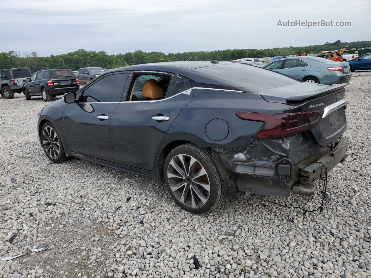 2017 Nissan Maxima 3.5s Black vin: 1N4AA6AP5HC378136