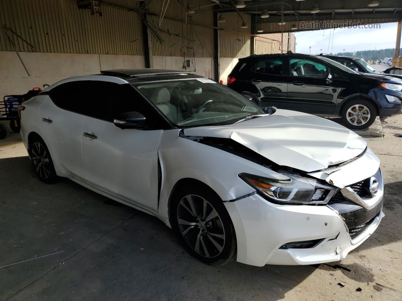 2017 Nissan Maxima 3.5s White vin: 1N4AA6AP5HC388343