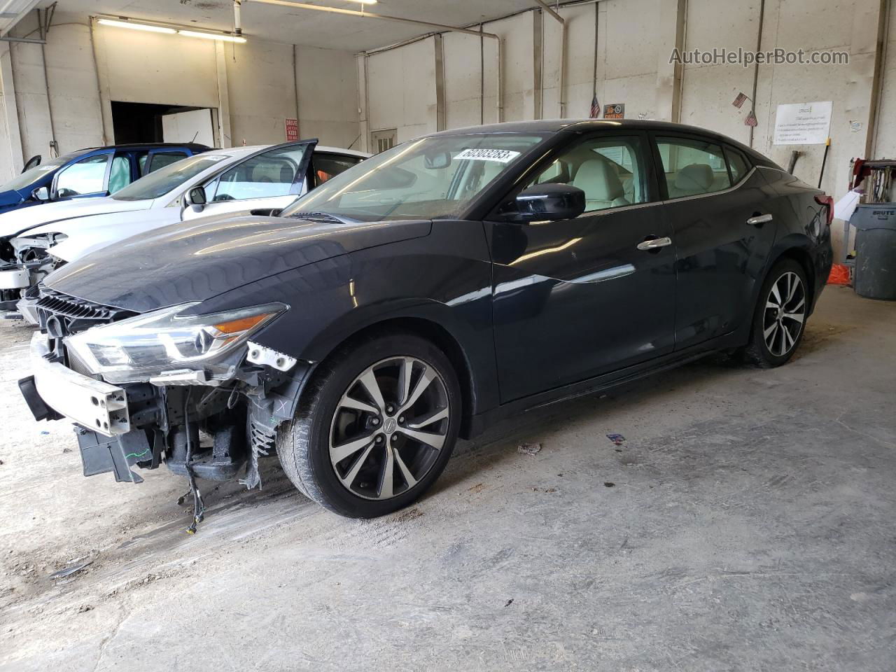 2017 Nissan Maxima 3.5s Charcoal vin: 1N4AA6AP5HC390366