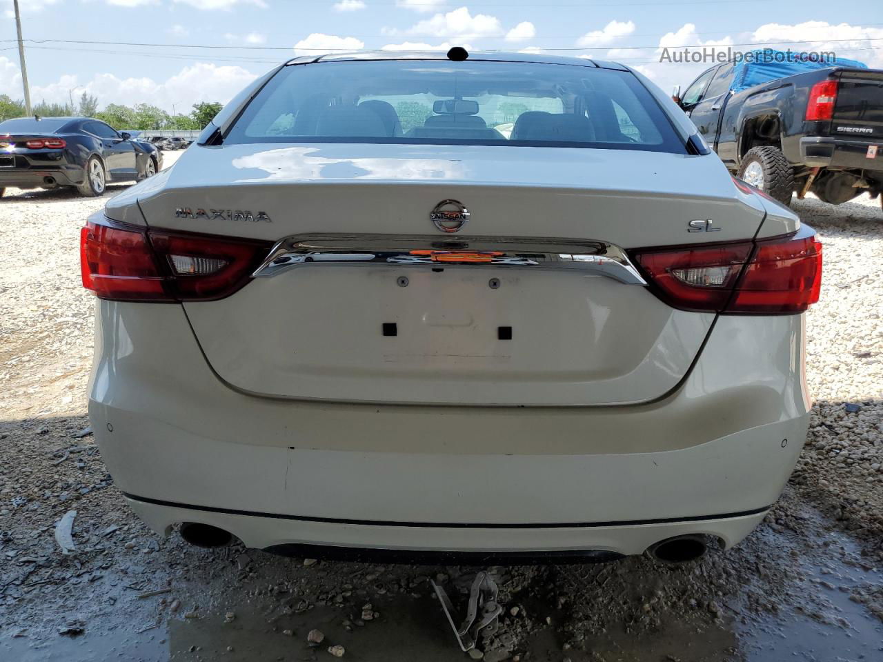 2017 Nissan Maxima 3.5s White vin: 1N4AA6AP5HC390691