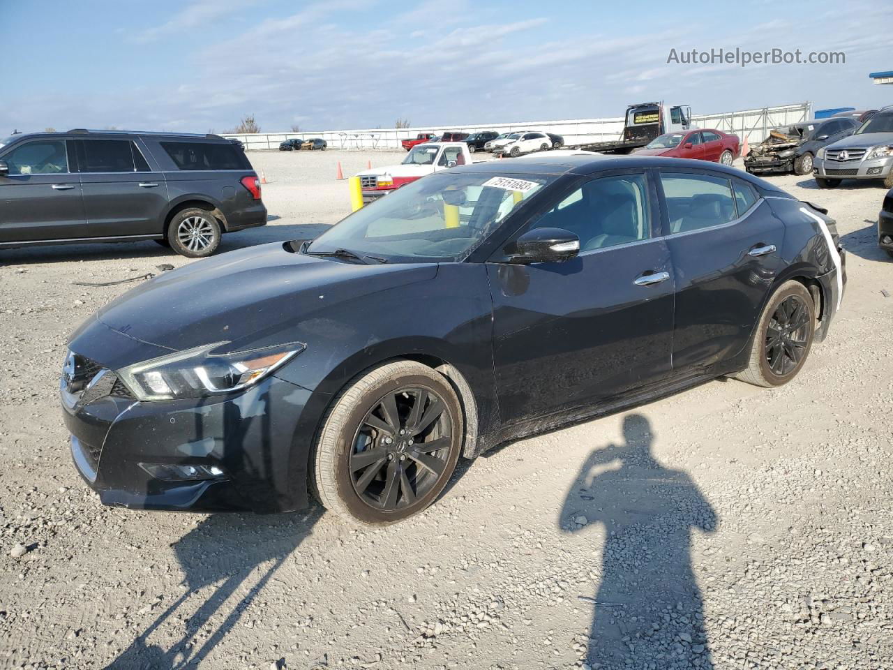 2017 Nissan Maxima 3.5s Black vin: 1N4AA6AP5HC392098