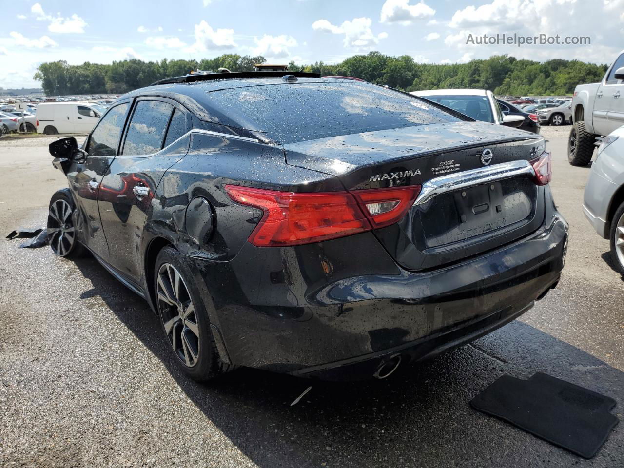 2017 Nissan Maxima 3.5s Black vin: 1N4AA6AP5HC394384