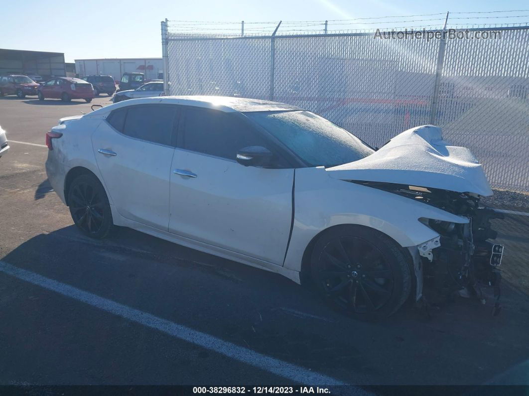 2017 Nissan Maxima 3.5 Platinum White vin: 1N4AA6AP5HC394773