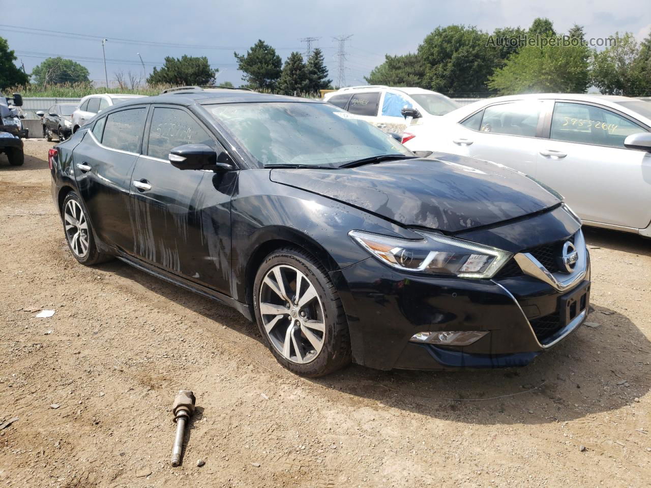 2017 Nissan Maxima 3.5s Black vin: 1N4AA6AP5HC408283