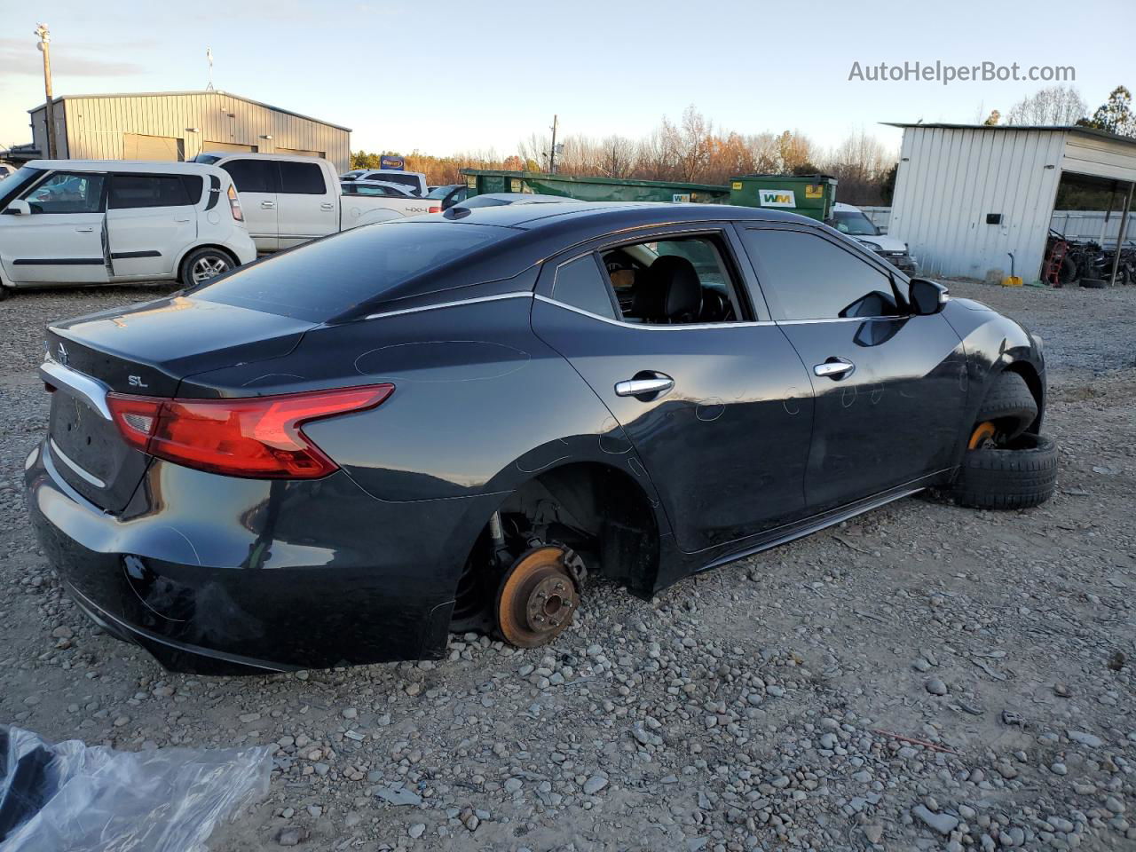 2017 Nissan Maxima 3.5s Угольный vin: 1N4AA6AP5HC411832