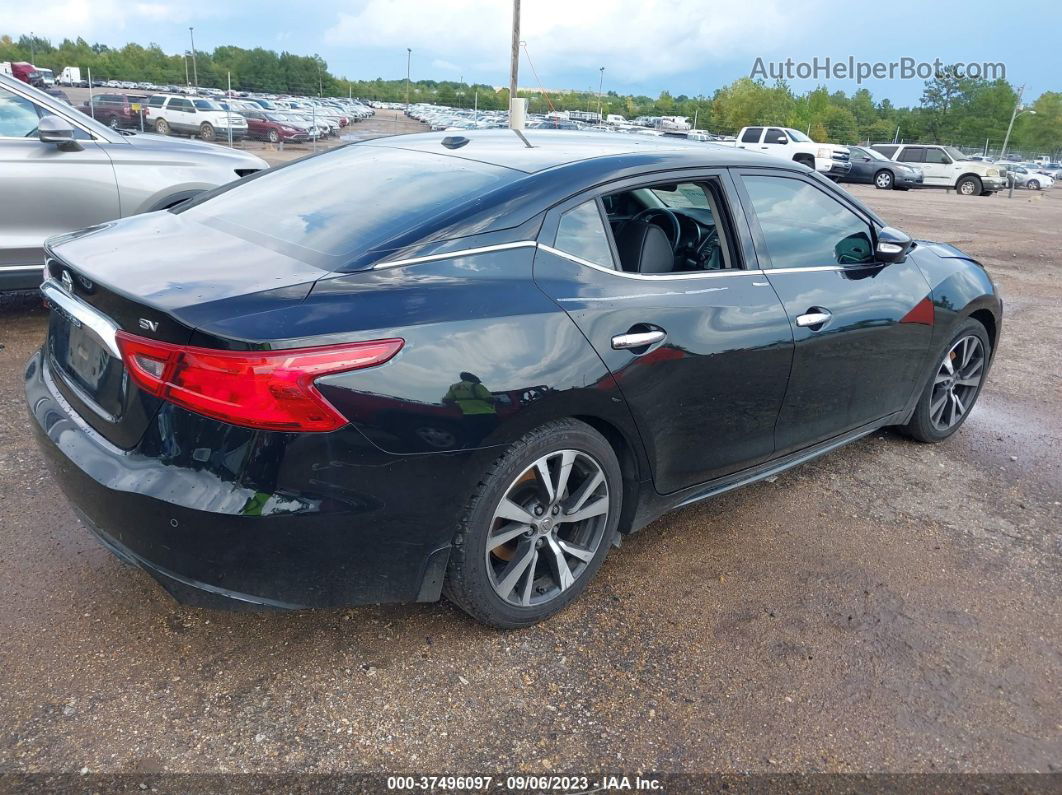 2017 Nissan Maxima Sv Black vin: 1N4AA6AP5HC432941